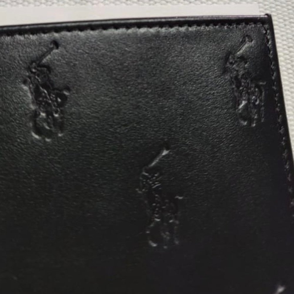 MULTI POLO by RALPH LAUREN Black Leather B… - Picture 2 of 9